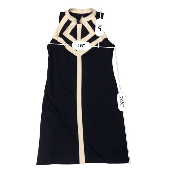 (6 for $25) Milly Navy Sheath Dress size small - Picture 6 of 6